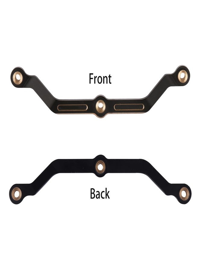 CrazyHobby Black Brass Steering Link for 1/18 Scale TRX4M TRX4MT RC Crawler Upgrade Parts, 10g - Image 2